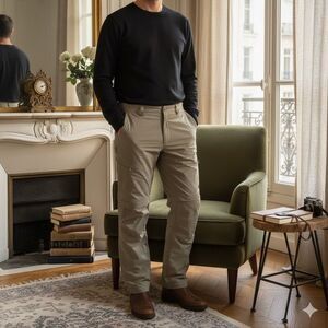 The North Face XXL Convertible Hiking Pants Khaki Tan Zip Off Cargo Shorts